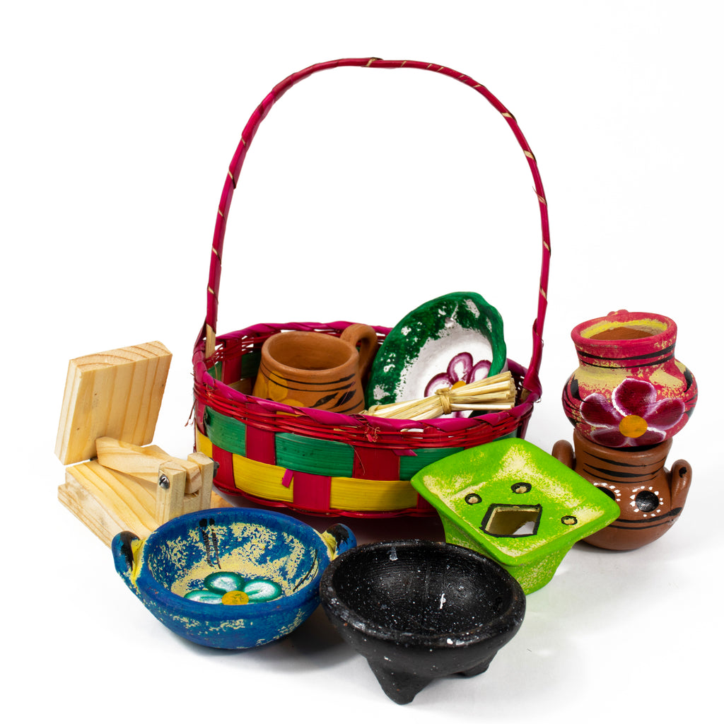 Traditional Mexican Toys Basket